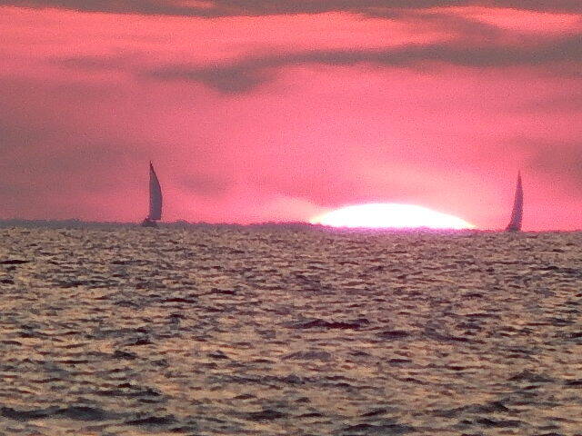 Sunset almost complete